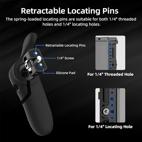 Nitze Side Handle Kit with 1/4" Screw and Retractable Locating Pins- PA32D