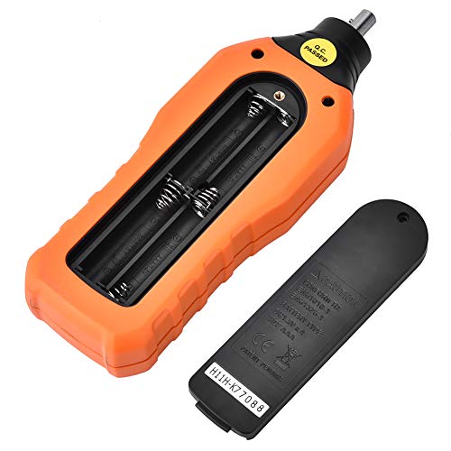 Digital RPM Meter, PEAKMETER PM6208A Contact Tachometer Gauge Motor LCD Backlight Display Accuracy Speed Meter Handheld Tester