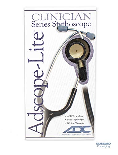 ADC Adscope-Lite 619 Ultra Light Stethoscope Champagne/Black