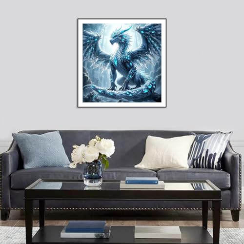 Domnpes Dragon Diamond Art, Diamond Painting Kit for Adults