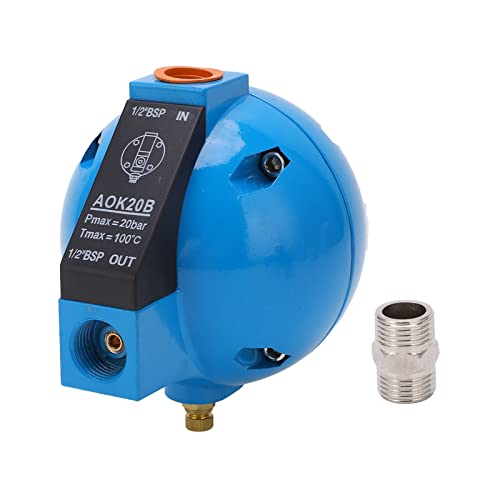 AOK20B Automatic Drainage Valve, DN15, 20 Bar Maximum Pressure, Aluminium Alloy, Intelligent Self-Drainage for Air Compressor, Industrial Application