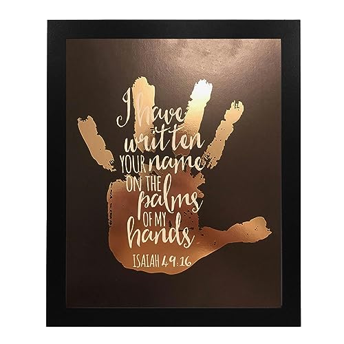 Isaiah 49:16 Written on My Palms Art, 8x10 Unframed Print