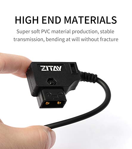 D-Tap to BMPCC 4K 6K Power Cable, BMPCC 4K Dtap Power Cable, D-tap to BMPCC 6K Straight Power Cable Cord Wire for Blackmagic Pocket Cinema Camera Straight Cable