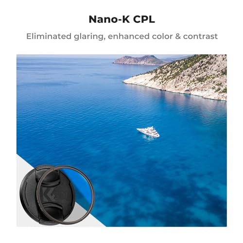 58mm Variable ND/CPL/Lens Cap Kits (3Pcs) Neutral Density ND2-2000(1-11 Stops) Polarizing Lens Filter with 18 Multi-Layer Coated for Camera Lens