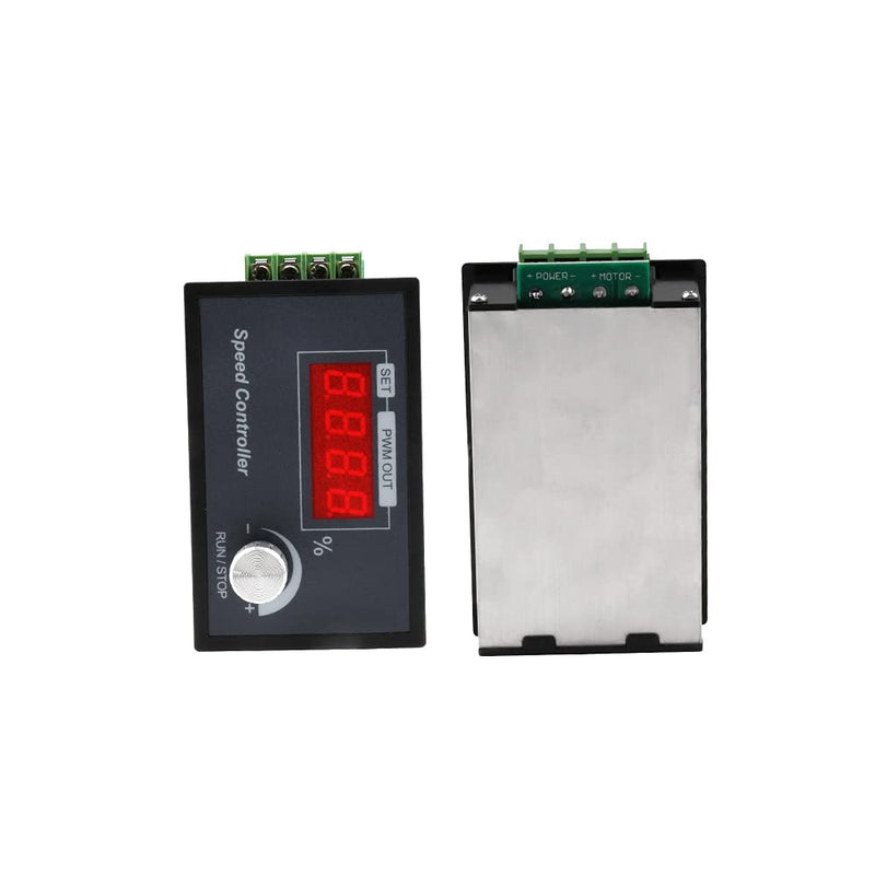 [Australia - AusPower] - Aideepen PWM DC Motor Speed Controller, DC 6-60V 12V 24V 36V 48V 30A Speed Adjustable Stepless Governor Regulator, Motor Speed Controller With Rotating Button 