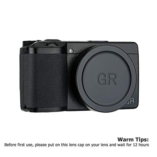 JJC Metal Lens Cap with UV Protective Filter for Ricoh GR IIIx GR III GR II