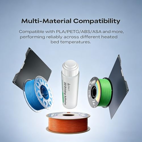2026 New Creality Glue Stick x2 for 3D Printer Build Plate - 80ml Each, Strong Adhesion & Anti-Warping Glue for PLA/ABS/PETG/ASA, Easy Model Removal and Clean-up, All FDM 3D Printer Tools/Accessories