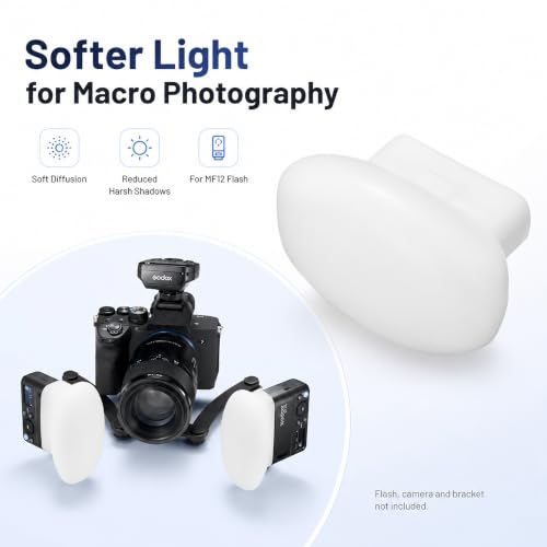 Godox MF-DD Diffuser Silica Gel Diffusion Dome for Godox MF12-DK1 Flash
