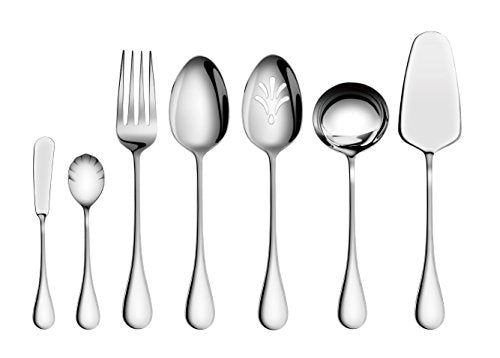 Artaste 56433 Rain 18/10 Stainless Steel 7-Piece Hostess Set
