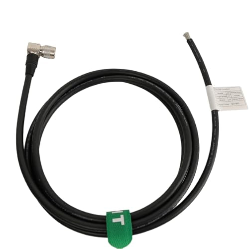 Hirose 12-Pin Power IO Data Cable for Basler GigE, Sony CCD Industrial Camera, HikRobot, Allied AVT, Panasonic, Jai, Dalsa, Right-Angle HR10A-10P-12S, 2m