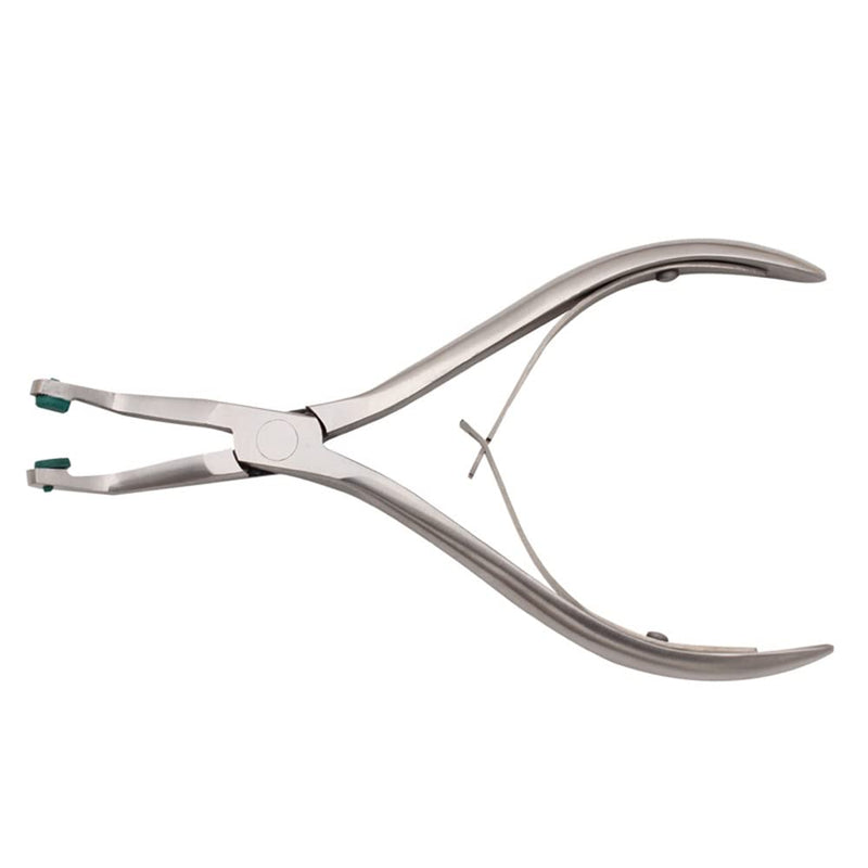 [Australia - AusPower] - Dental Crown Plier Dentist Tools Temporary Teeth Removal Pliers with Green Rubber Stainless Steel 