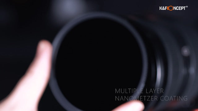 K&F CONCEPT 86mm ND1000 (10-Stop Fixed Neutral Density Filter) Lens Filter