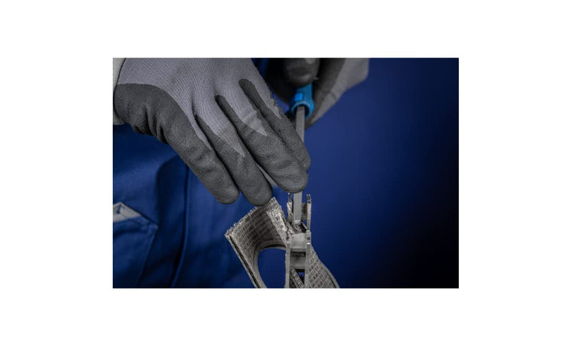 [Australia - AusPower] - Pferd 11212256 Square File 250 mm-D DIN7261 with Ergonomic Handle, lime, Multi-Coloured, 11212256 1 Cross cut H1 
