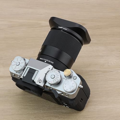 Haoge Metal Square Lens Bayonet Hood for Sigma 30mm F1.4 DC DN Lens LH-SM30