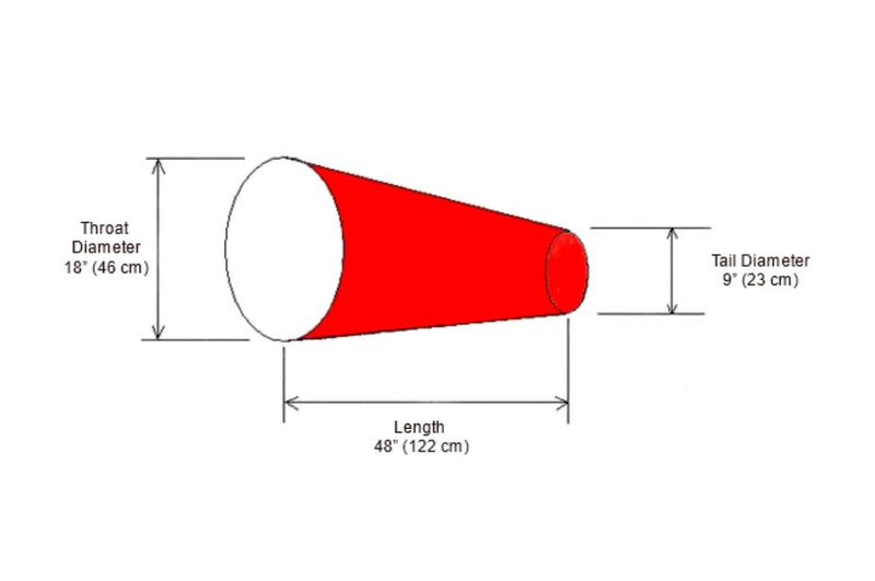 [Australia - AusPower] - 18 Inch Nylon Windsocks (48 inches Long) 
