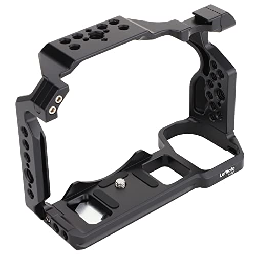 Leftfoto S5 Camera Cage for Panasonic S5 Camera Protection Frame Rig with Arca Base,Video Cage for Vlog Video Shooting