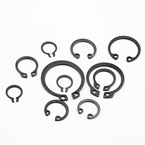 Huzstar 225-piece external and internal circlip retaining ring assortment set in storage case