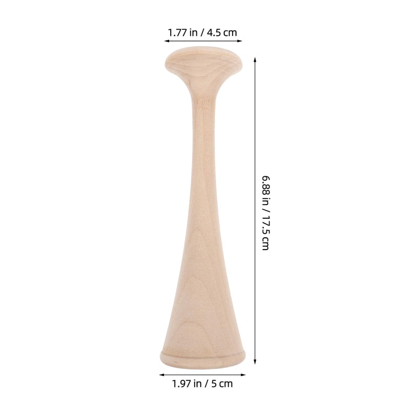 OUNONA Wooden Fetus Stethoscope Pregnancy Hearing Aid for Expectant Mothers Skin-Friendly Portable for Hearing Baby Heartbeat in Clinic and Home