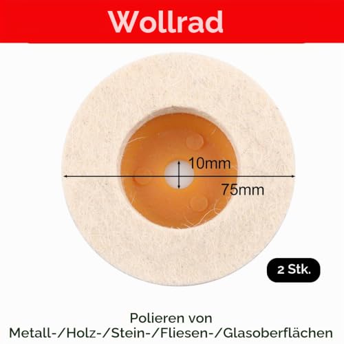 15 Pieces Cutting Disc 76 mm, 3 Pieces Serrated Disc 76 mm, Cutting Discs 76 x 10 mm, 2 Pieces 75 x 10 mm Felt Polishing Discs, Cutting Disc Set for Mini Angle Grinder, Cutting, Polishing, Grinding