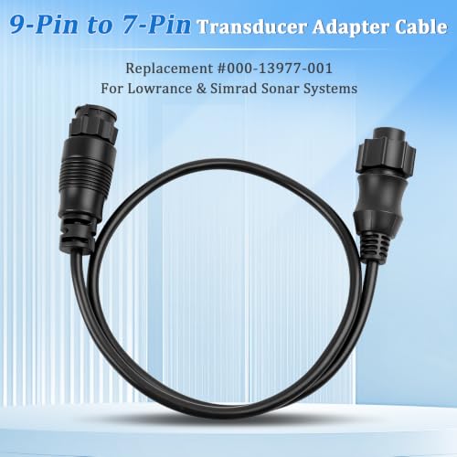 000-13977-001 Transducer Adapter Cable 9-Pin Black to 7-Pin Blue