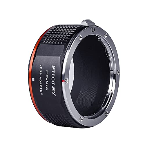 PHOLSY Lens Mount Adapter Compatible with Canon EF Lens to Nikon Z Camera Canon EF/EF S to Nikon Z