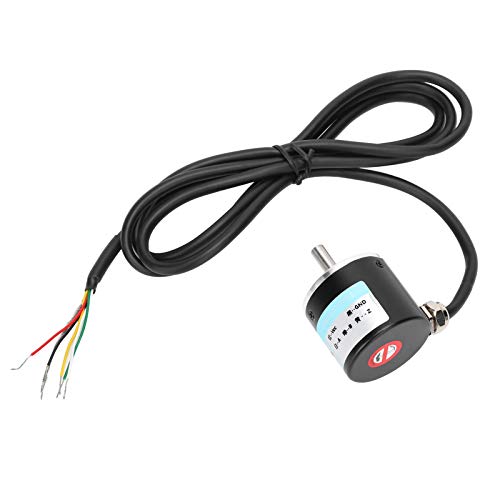 DC5-24V Incremental Optical Rotary Encoder Solid Shaft ABZ 3‑Phase Motion Controls Component 30KHZ 1000B/1024B (1024Z)