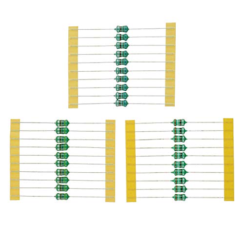 BOJACK 20 Values 200 Pieces Inductor 10 uH to 10 mH 1 W Colour Ring Inductor 1 Watt Assortment Kit