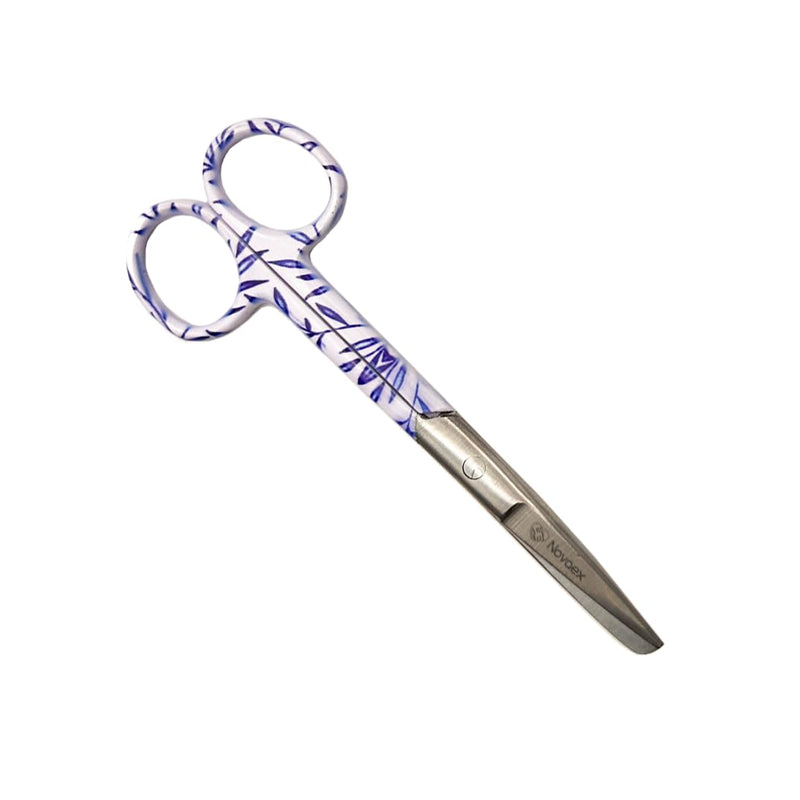 Nurse Scissors Set "Blue Leaves" - Bandage Scissors - Nurse Scissors Set - Nurse Scissors - First Aid Scissors - Care Gift - Nursing Scissors - Bandage Scissors