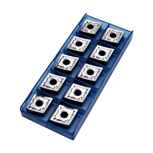 CDBP CNMG431 CNMG120404 carbide inserts for aluminum non-ferrous turning, 10-piece set
