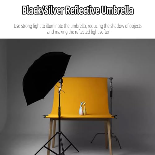 Godox UB-L3 60inch/150cm Black/Silver Reflective Umbrella Studio 60"