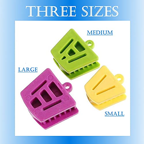 [Australia - AusPower] - Autoclave Mouth Props Dental Silicone Bite Blocks, Bag of 6 (Small (Yellow)) Small (Yellow) 