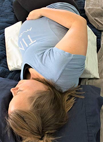 Set of 2 Belly Baby Breast Pillow wedge pillows for side sleepers and pregnancy, designed for comfortable body support.