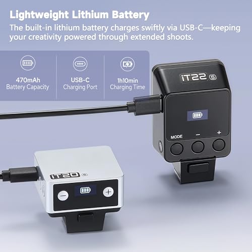 GODOX iT22 S IT22S mini Flash, TTL Wireless Camera Flash for Sony Camera IT22 S (Silver)