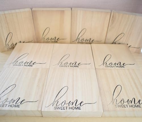Home Sweet Home Solid Wood Freestanding Plaque. Wooden Shelf Decor. Newlywed Homebuyer Home Ornament. New House Friend Neighbour Gift