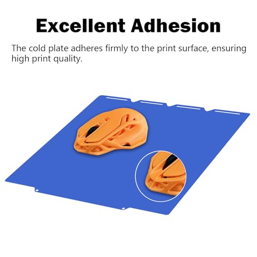 Cool Plate for Snapmaker U1 Cold Plate Cold Bed Double-Sided Smooth Cool Build Plate Build Plate Low-Temperature Printing No Glue Removable Platform for Snapmaker U1 3D Printer