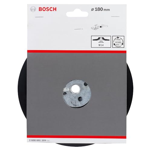 Bosch 1x PRO Backing Pad Soft for Large Angle Grinders, M14 Ø 180 mm