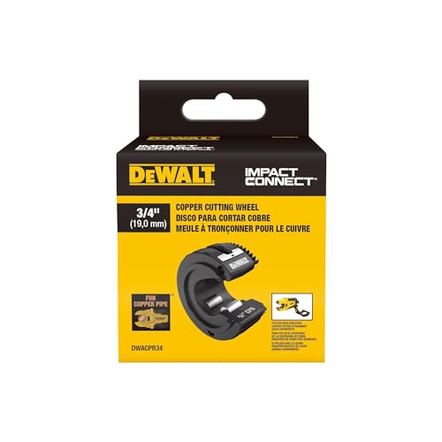 DEWALT Impact Connect copper tube cutter wheel, 3/4 inch DWACPR34