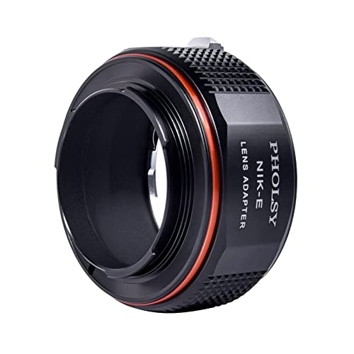 PHOLSY Lens Mount Adapter Compatible with Nikon F Lens and Sony E Camera Nikon F to Sony E