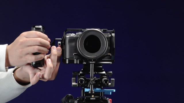 SIRUI Cold Shoe Mount Camera Top Handle, Universal Camera Cage Top Hand Grip with Anti-Off Designed Cold Shoe Adapter, and Multiple Mounting Points, AM-THC