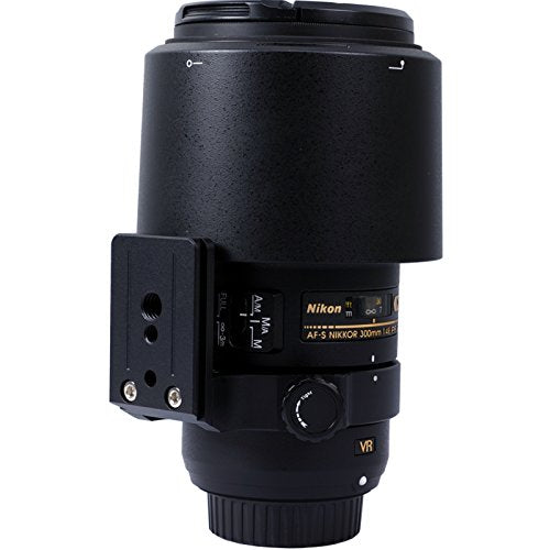 iShoot Lens Tripod Mount Ring Compatible with Nikon RT-1 Nikkor AF-S 300mm F/4E PF ED VR and 70-200mm F/4G ED VR -with Arca-Swiss Fit Quick Release Plate