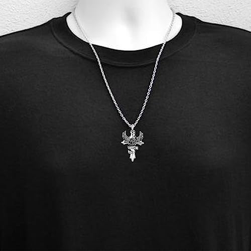 LSxAB In Loving Memory of Mom Dad Grandma Grandpa Cremation Urn Necklaces for Ashes Angel Wing Cross Family Memorial Keepsake Pendant to Hold Ashes Aunt