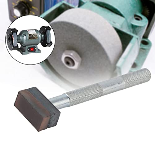 Grinding Wheel Dresser, Diamond Disc Stone Straightener Tool, Dressing Table Grinder Commando with Flat, Coated Surface For Correct Dressing