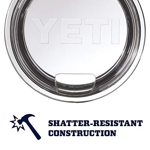 YETI Rambler 10 oz Lowball, Vacuum Insulated, Stainless Steel with Standard Lid White