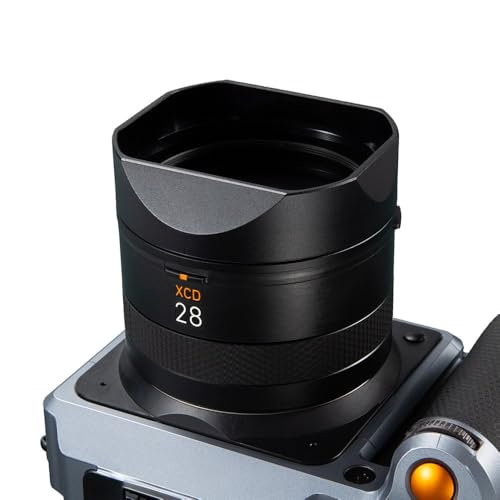 Metal Square Lens Hood with Cover for Hasselblad XCD 28mm f/4.0-Black Black