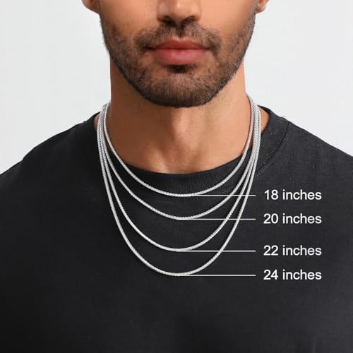 Faith Cross Pendant Necklace for Men Religious Christian Jewelry Gifts for Son 22 Inches