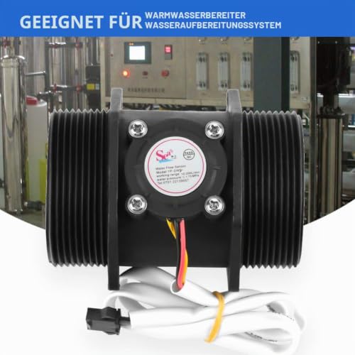 Flow Meter, DN50 G2 Turbine Flow Meter, Water Flow Meter, Water Hall Sensor Switch Meter for Water Heater, Water Treatment System