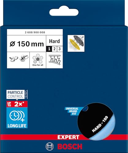 Bosch 1x EXPERT Multihole Sanding Pad Universal, 150 mm Ø 150 mm Hard