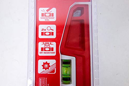 Milwaukee 4932459096 Block Torpedo Level, Red/Black