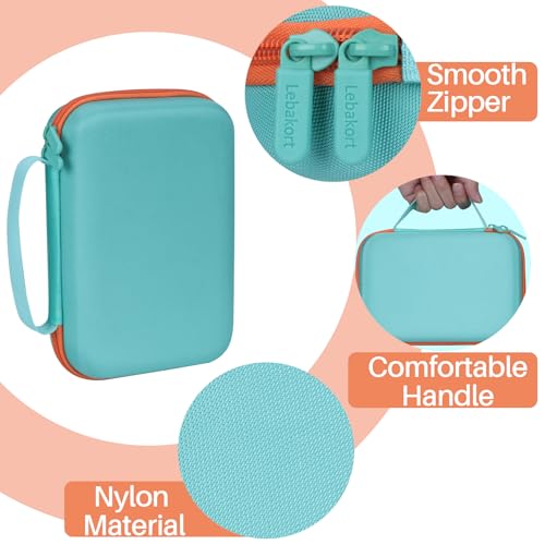 Lebakort 3D Printing Pen Case - Hard Case Compatible with SCRIB3D P1, MYNT3D Super, 3Doodler Start Pens (Mint Green) Mint Green
