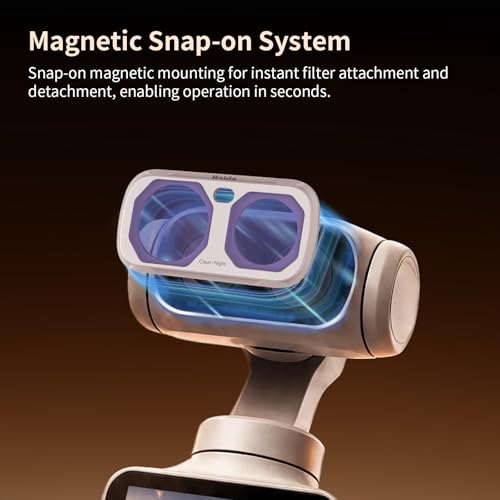 Haida Insta 360 Luna Ultra Magnetic ND Kit (ND4/16/64) NanoPro -Black ND Filter Kit Black